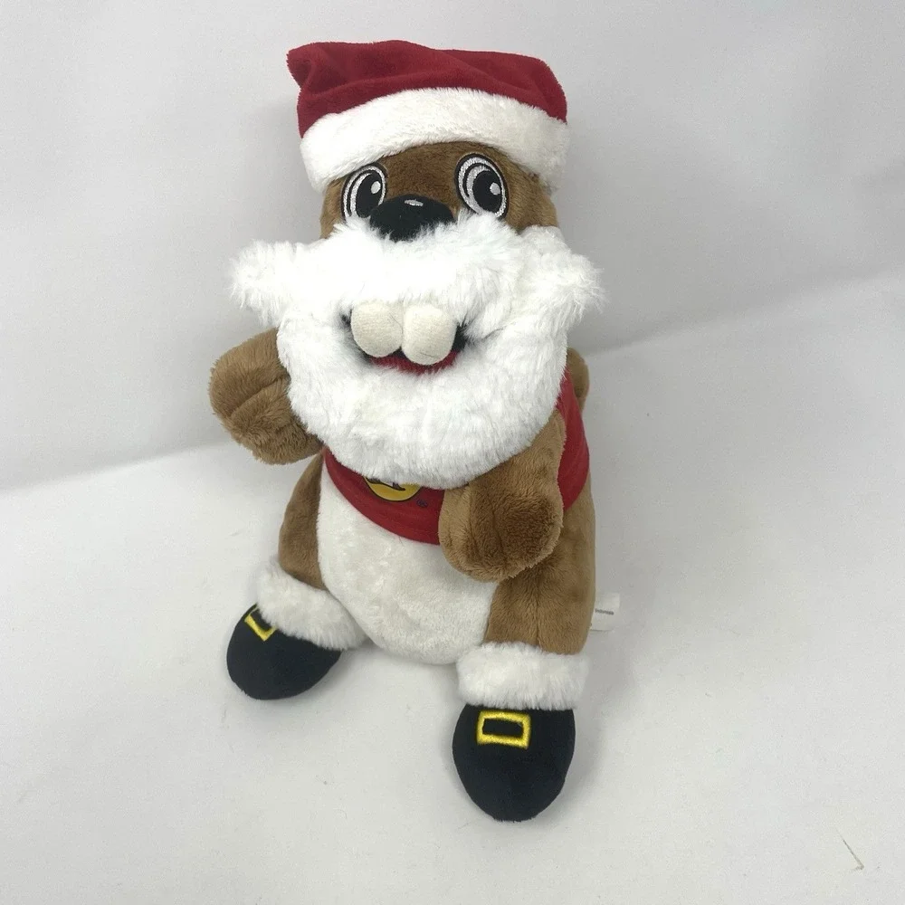 Buc-ee's Santa Beaver Plush 10